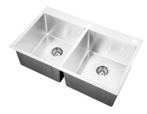 Platinum- 304 Grade Double Bowl Sink